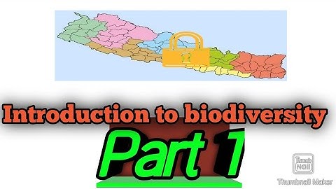 🛑Introduction to biodiversity part1// in  Nepali language