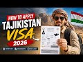 How to Apply for Tajikistan E-Visa I Tajikistan E-Visa from Pakistan 2026