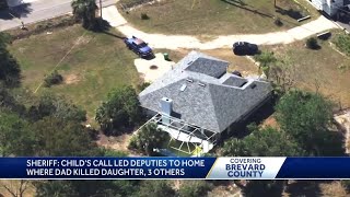 Sheriff: Child’s call led deputies to Brevard home where dad killed daughter, 3 others