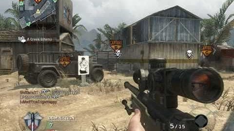 No Scope Collateral Across The Map (BO Gameplay)