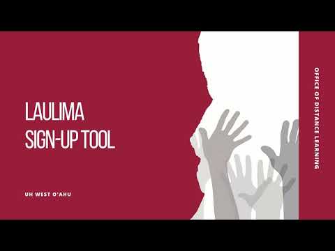 Laulima Sign Up Tool