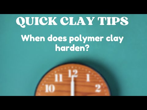 Video: Ztvrdne polymerová hmota při pečení?