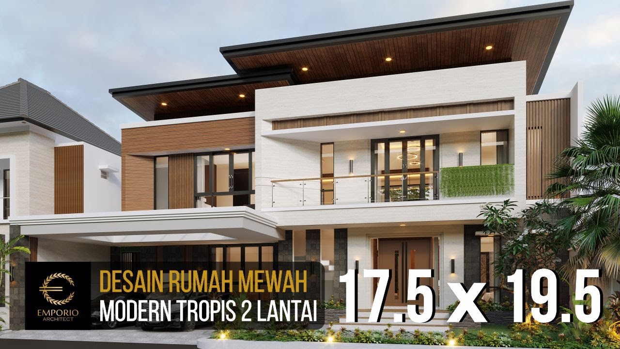 Video 3D Desain Rumah Modern 2 Lantai Bapak Julian