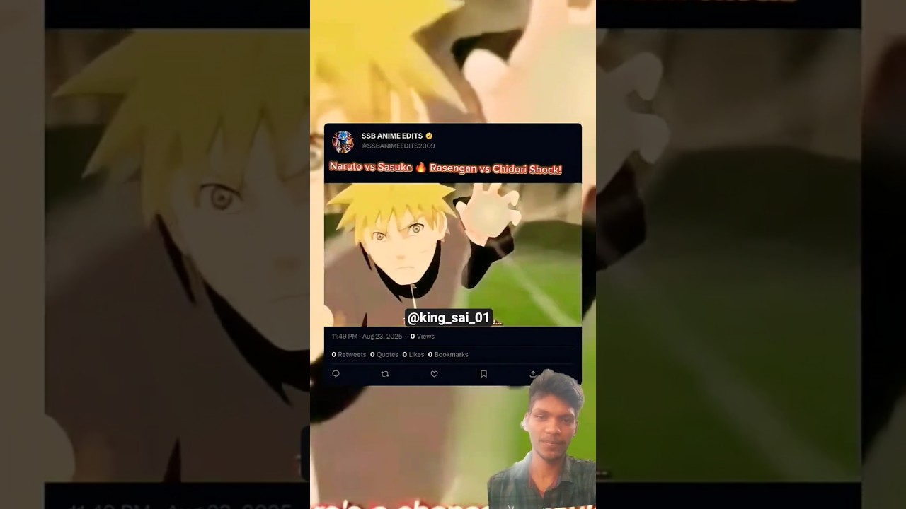 naruto fight Sasuke ☠️😎 