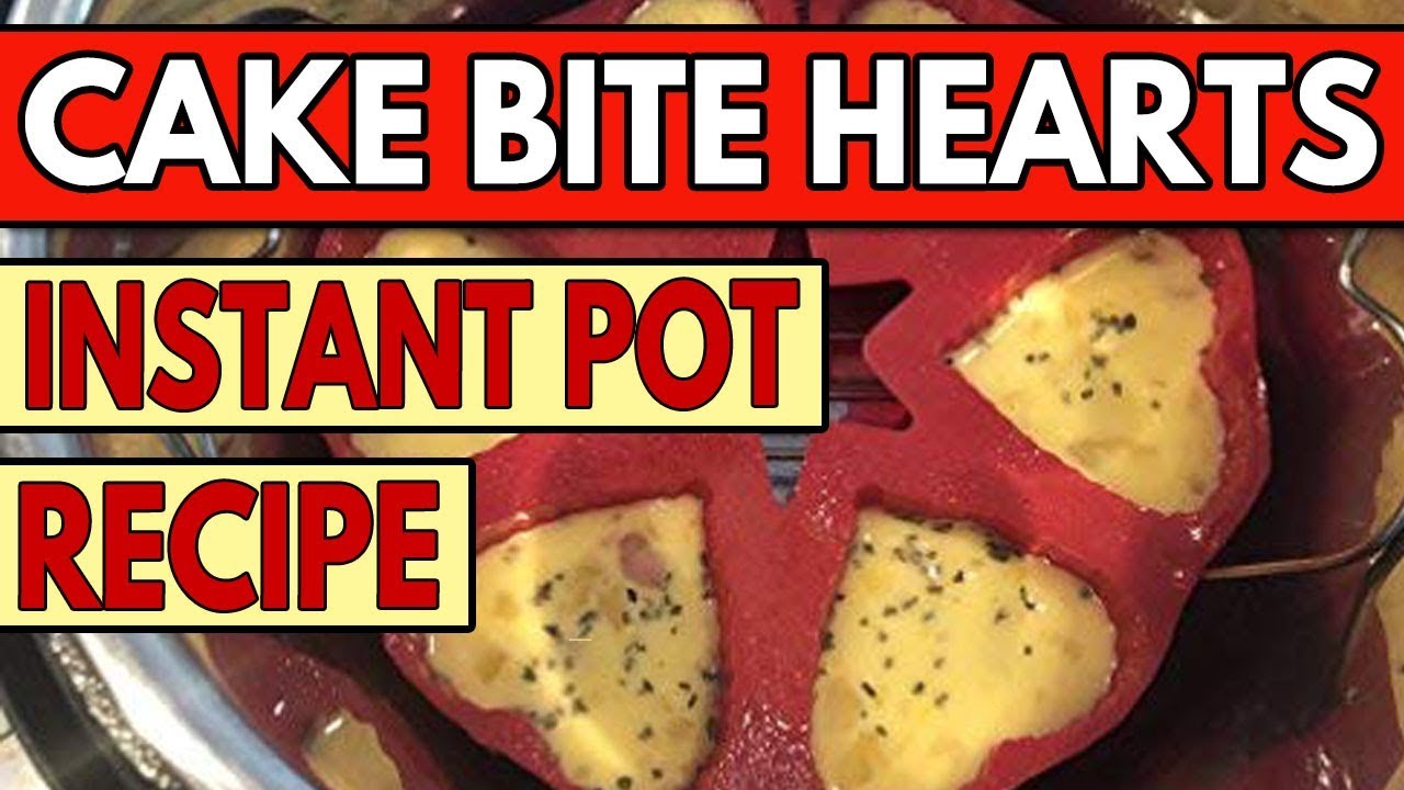 Heart Cake Bites Recipe Ninja Foodi, Airfryer or Instant Pot - YouTube