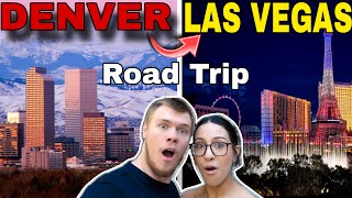 DENVER TO LAS VEGAS Road Trip | Full Vlog Driving From Denver To Las Vegas Hyperlapse