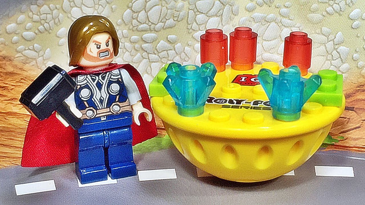 IQ Block 토르 천둥의 신 오뚝이 레고 짝퉁 미니피규어 Lego knockoff Thor Roly-Poly Toy ...