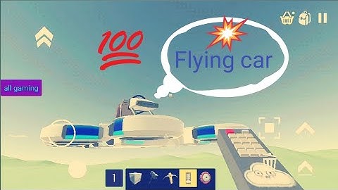 How to make flying car in evertech sandbox android/ios gameplay