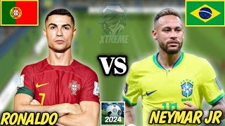 RONALDO vs NEYMAR |PORTUGAL vs BRAZIL GAMEPLAY|FOOTBALL LEAGUE 2024 Gameplay |FL24 Update|XTREME