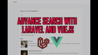 Part 9  Showing the results - Advance Query Search in Laravel 2021