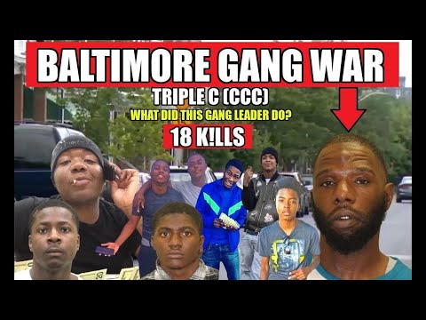 Baltimore Gang War - Triple C (Crutty Conniving Crutballs) - The gang Leader Who K!lled Himself