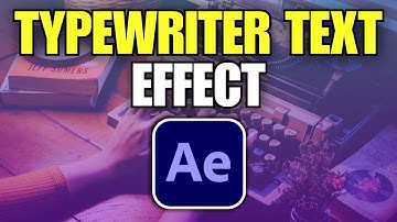 How To Make Text Appear One Letter At a Time in After Effects (Typewriter)