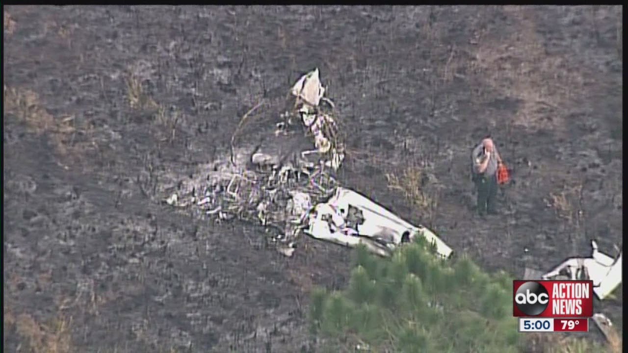 Small plane crashes near Conner Preserve in Pasco County - YouTube