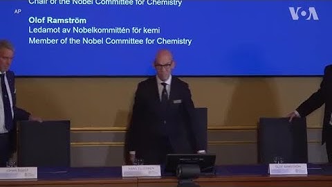 三位科学家获得2022年诺贝尔化学奖 - 天天要闻