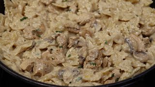 Easy Creamy Chicken Pasta Recipe | Creamy Cajun Chicken & Mushroom Pasta | Easy Dinner Recipe