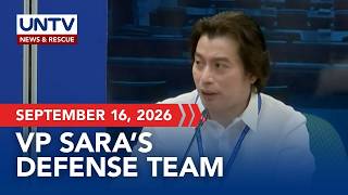 Defense Spokesperson Atty. Michael Poa gives updates on voting threshold discussion