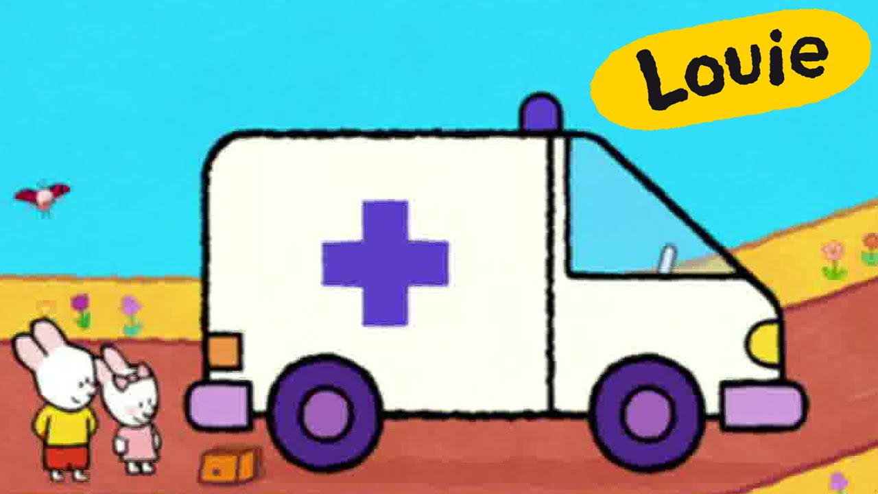 Ambulancia - Louie dibujame una Ambulancia | Dibujos ... Ambulancia - Louie dibujame una Ambulancia | Dibujos ...