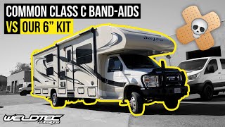 Common Class C Upgrade Mistakes | Ford ESeries Class C Rv 6' Suspension Lift Kit