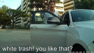 Racist Road Rage Rant by Singaporean BMW driver SKD6323C