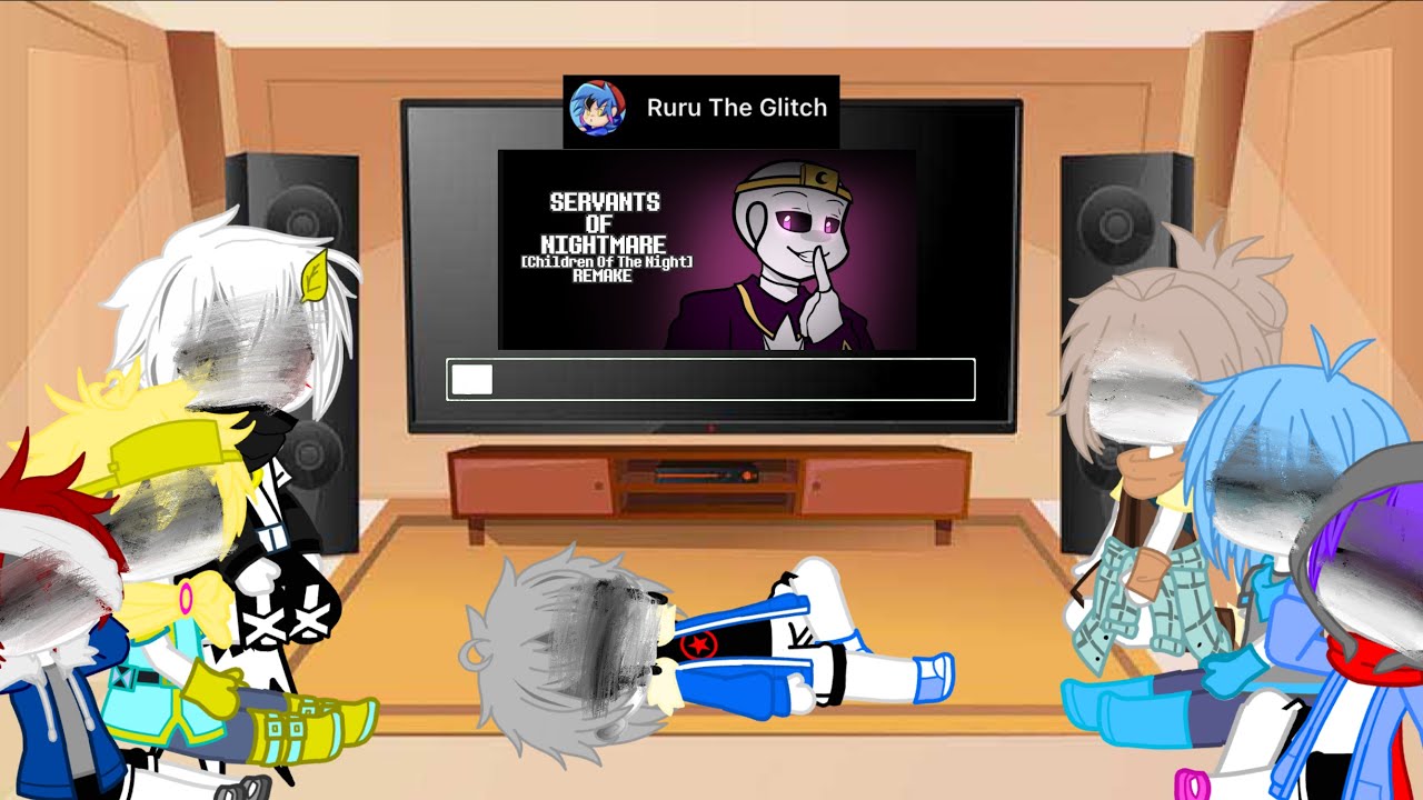 Sans aus react to the servants of nightmare remake