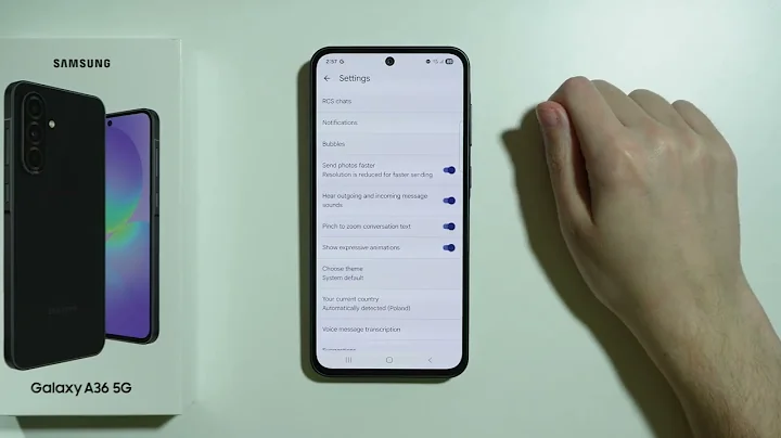 Samsung Galaxy A36 5G: How to Turn ON/OFF SMS Delivery Report (Show When Message is Delivered)