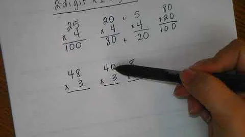 2-digit x 1-digit with Mrs. Cartwright