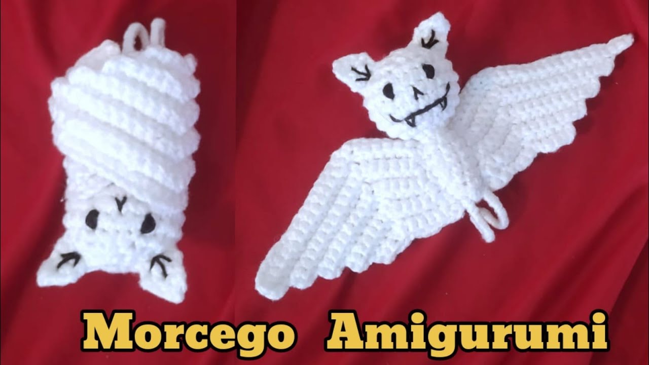 Morcego de Crochê - 1º PARTE - Morceguinho Amigurumi - Morceguinho Halloween