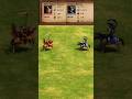 Elite Magyar Huszar vs Winged hussar | Hungarians vs Poles | (AoE2) #shorts
