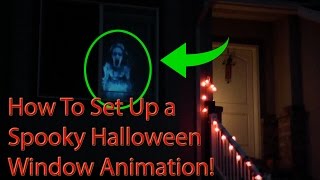 Halloween Window Projector Animation 