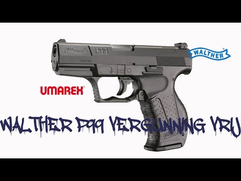 Umarex - Walther P99 0,08 joule CE airsoft pistool alle vergunning vrij! - YouTube