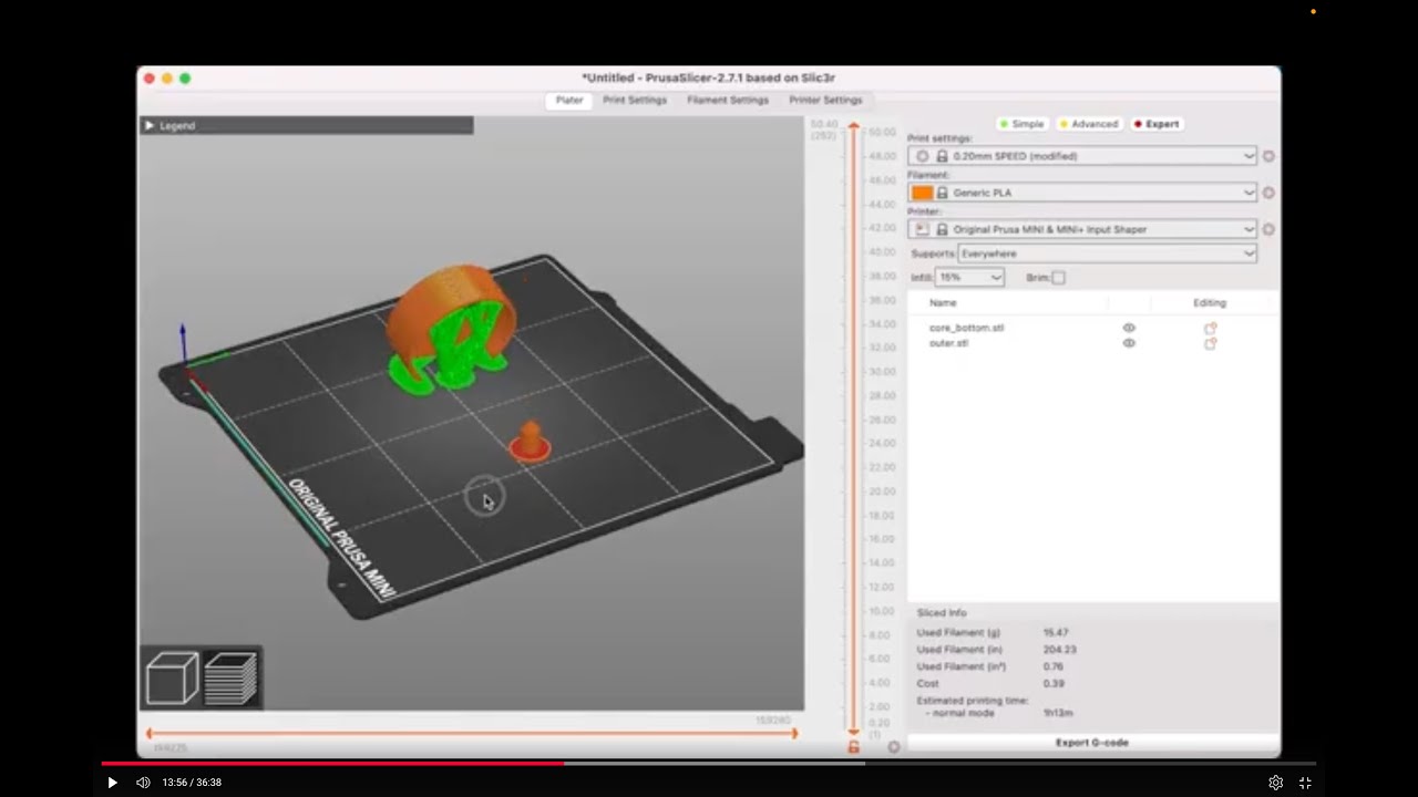 Using the Prusa Mini+, MK3S+, and XL 3D Printers - YouTube