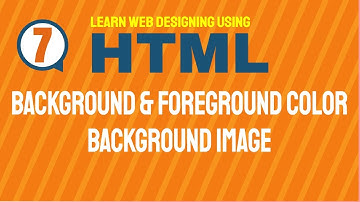 Background, Foreground Color and Background Image in HTML(Urdu/Hindi)
