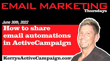 How to share email automations in ActiveCampaign