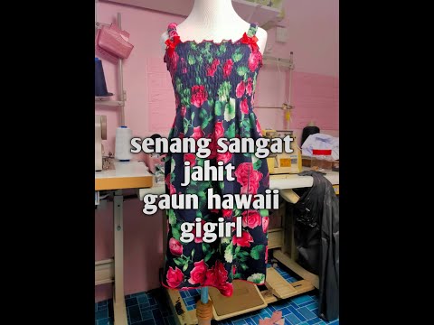 gaun hawaii gigirl..sgt mudah & simple.