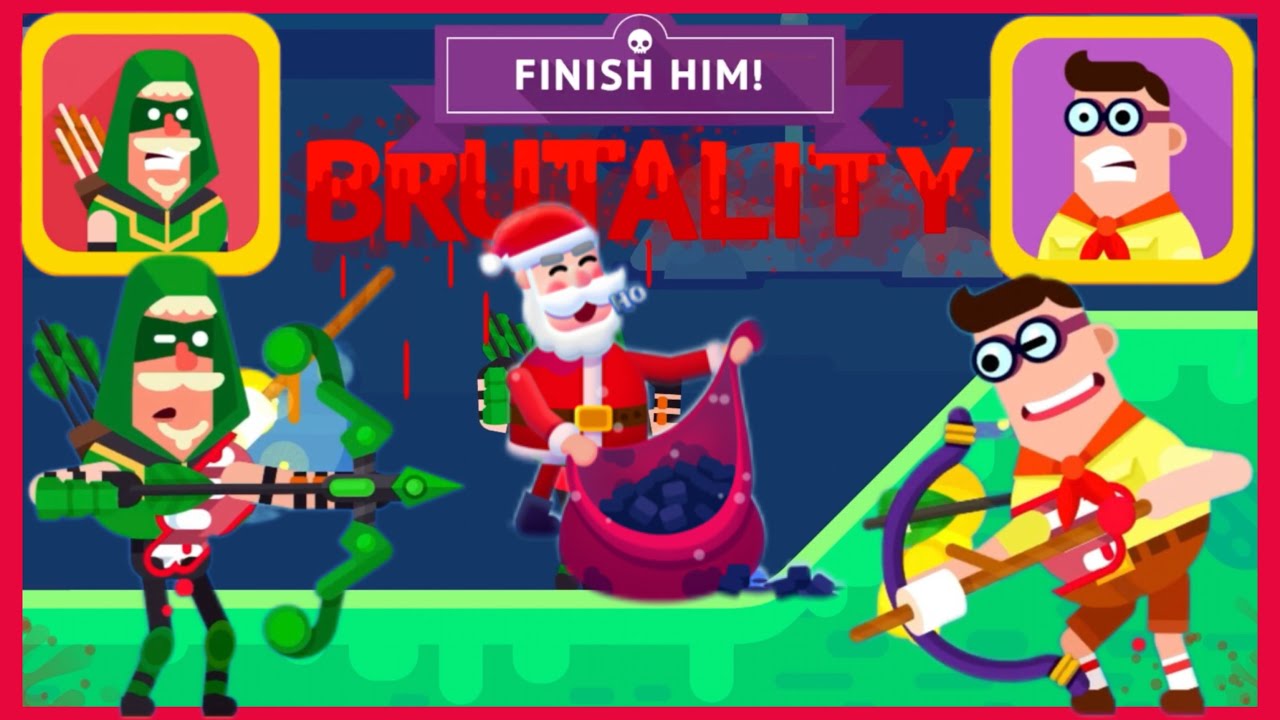 Bowmasters: Robin vs Jim Gameplay | Classic Character Showcase!