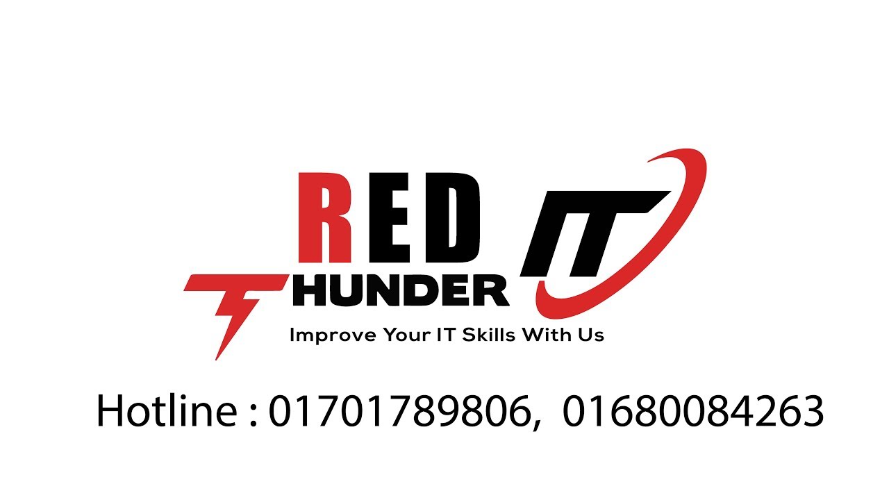 Graphics design class-1 (Photoshop bangla tutorial by Red Thunder IT)