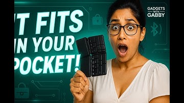 This Foldable Keyboard Fits in Your Pocket?! | The Ultimate Portable Work Gadget for Renters