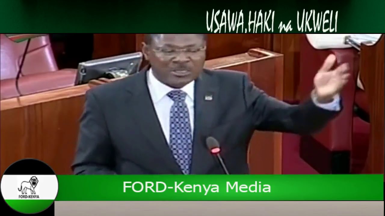 Sen Moses Wetangula amazing contribution towards a motion aiming to ensure farmers are paid accordin