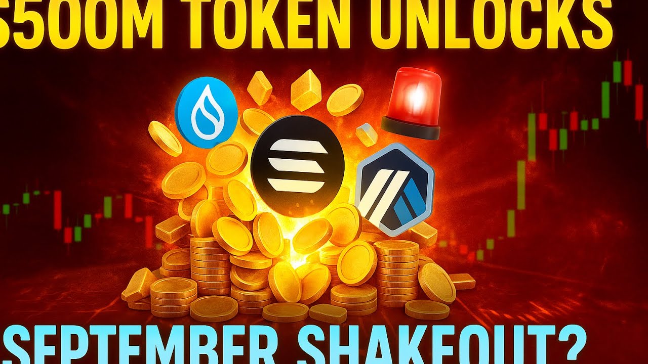 🚨 $500M in Token Unlocks This Month | Will the Crypto Market Crash or Pump?