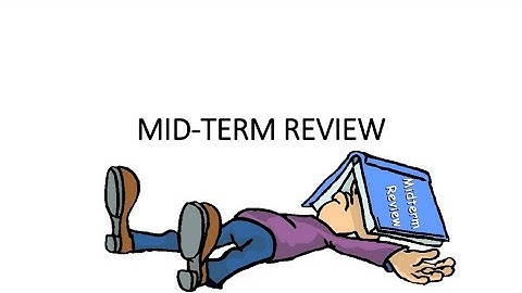 WU 6501 MidtermReview Part 1