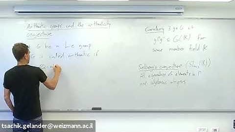 Tsachik Gelander, Lattices and Random Subgroups 6: Intro to Rigidity II