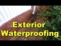 Exterior Waterproofing - Seal Wall with Liquid Rubber Exterior Waterproofing - Seal Wall with Liquid Rubber