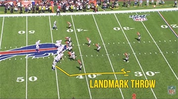 Bills QB Josh Allen curl-flat concept (D-Curl) vs. Tampa 2