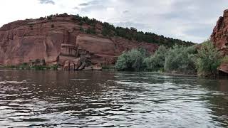 Floating on the Bighorn river in Thermopolis