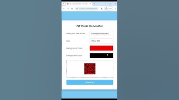 Build A Random QR Code Generator With API In HTML, CSS & JS!