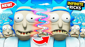 NEW Cloning INFINITE RICKS With SECRET DEVICE (Rick and Morty: Virtual Rick-Ality Gameplay)