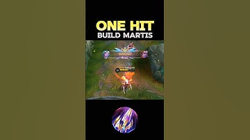 😱 WATCH THIS - BEST BUILD MARTIS 2024❓(ONE HIT) ~ MLBB 🔥 #mobilelegends #onehitbuild #martis #shorts