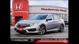 Honda Civic Sedan EX CVT HS 2017 | Sensing | Backup Cam | Heated Seats | Blind Sport Cam | Honda Civic Sedan EX CVT HS 2017 | Sensing | Backup Cam | Heated Seats | Blind Sport Cam |