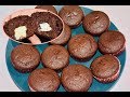 Master delice  muffins chocolat et son cur chocolat blanc  chocolate muffins