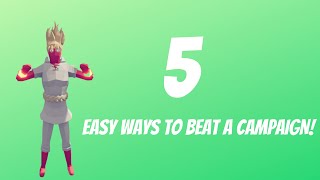 5 Easy Ways To Beat A Campaign! Totally Accurate Battle Simulator